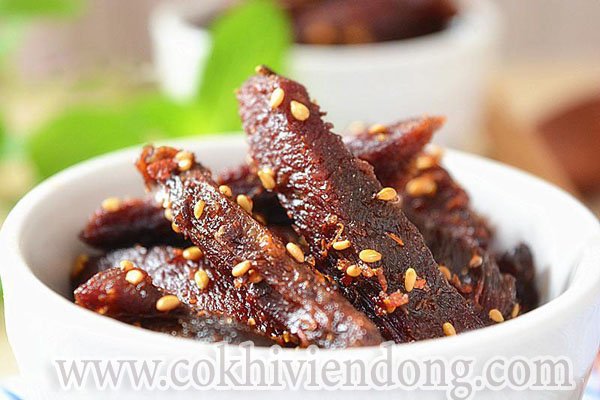 Chế biến thịt bò khô Chế biến thịt bò khô