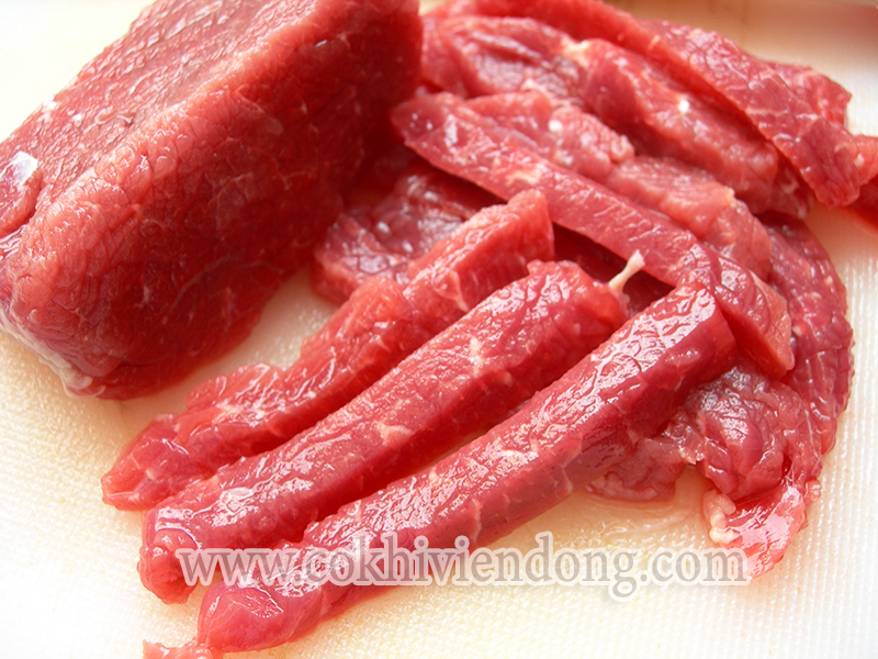 Chế biến thịt bò khô Chế biến thịt bò khô