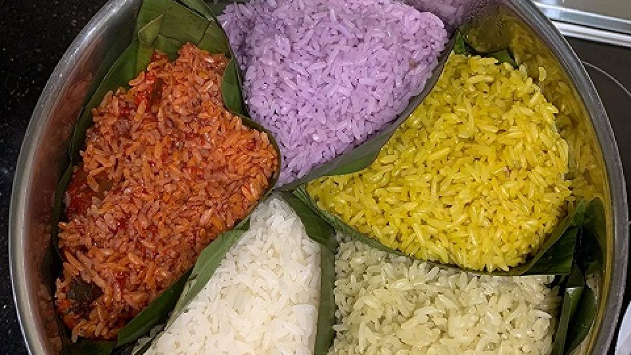 Cách nấu xôi ngũ sắc ngon đúng chuẩn của người Thái