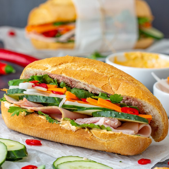 bánh mì thịt nguội bánh mì thịt nguội