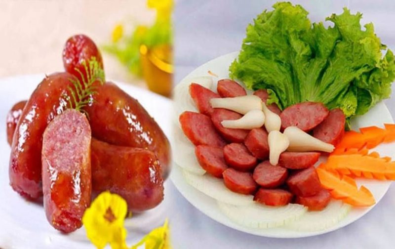 Cách làm lạp xưởng của người Hoa